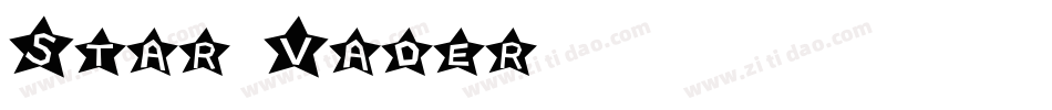 Star Vader字体转换